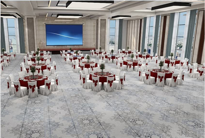 AXMINSTER BANQUET HALL room shot 3